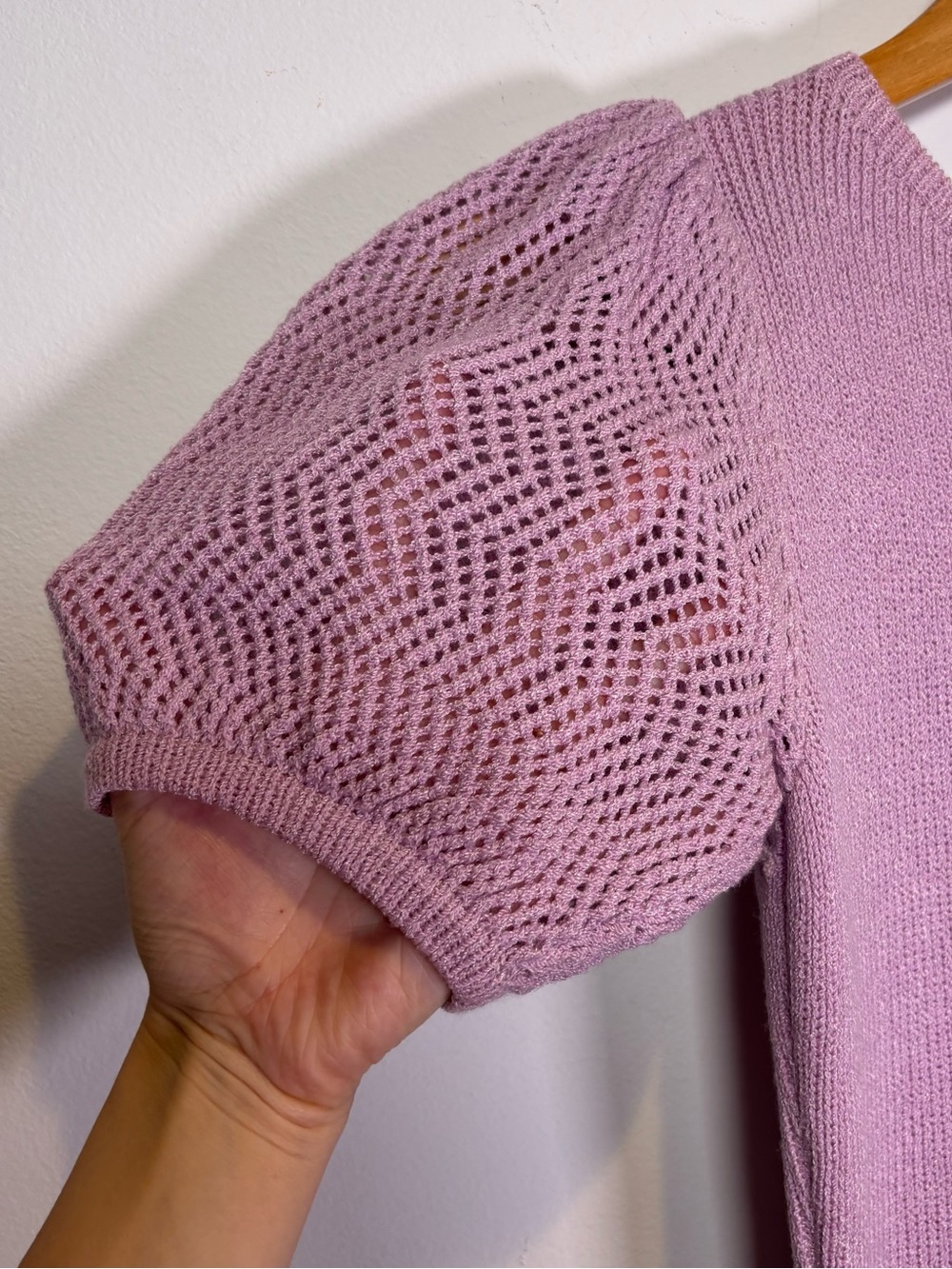 Vintage St. John Purple Knit Dress - Picture 6 of 10